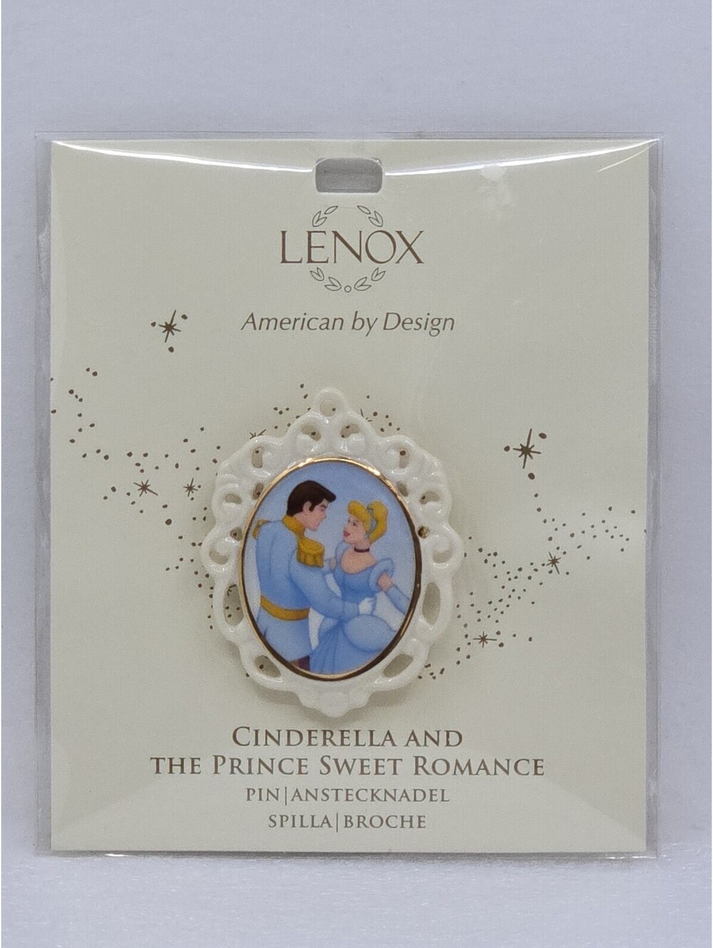 Lenox Cinderella And Prince Sweet Romance Disney Pin Prince Charming